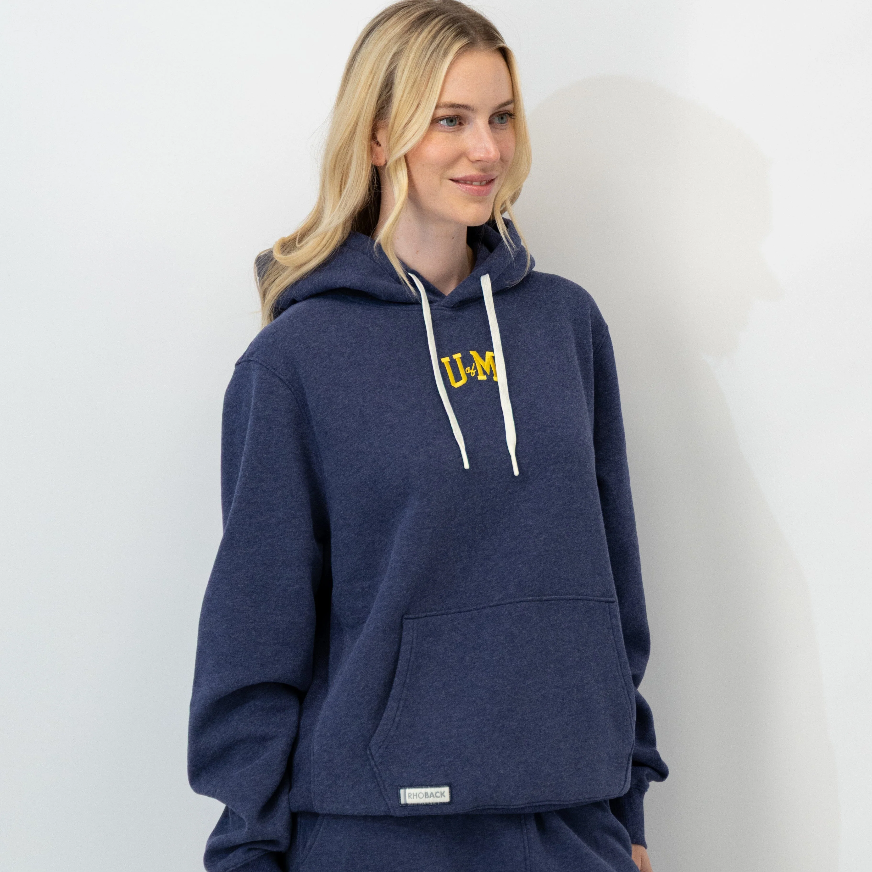Ready Collegiate Hoodie - Michigan | Heather - Fleet Navy - Michigan - 1 (Women) - Image 3