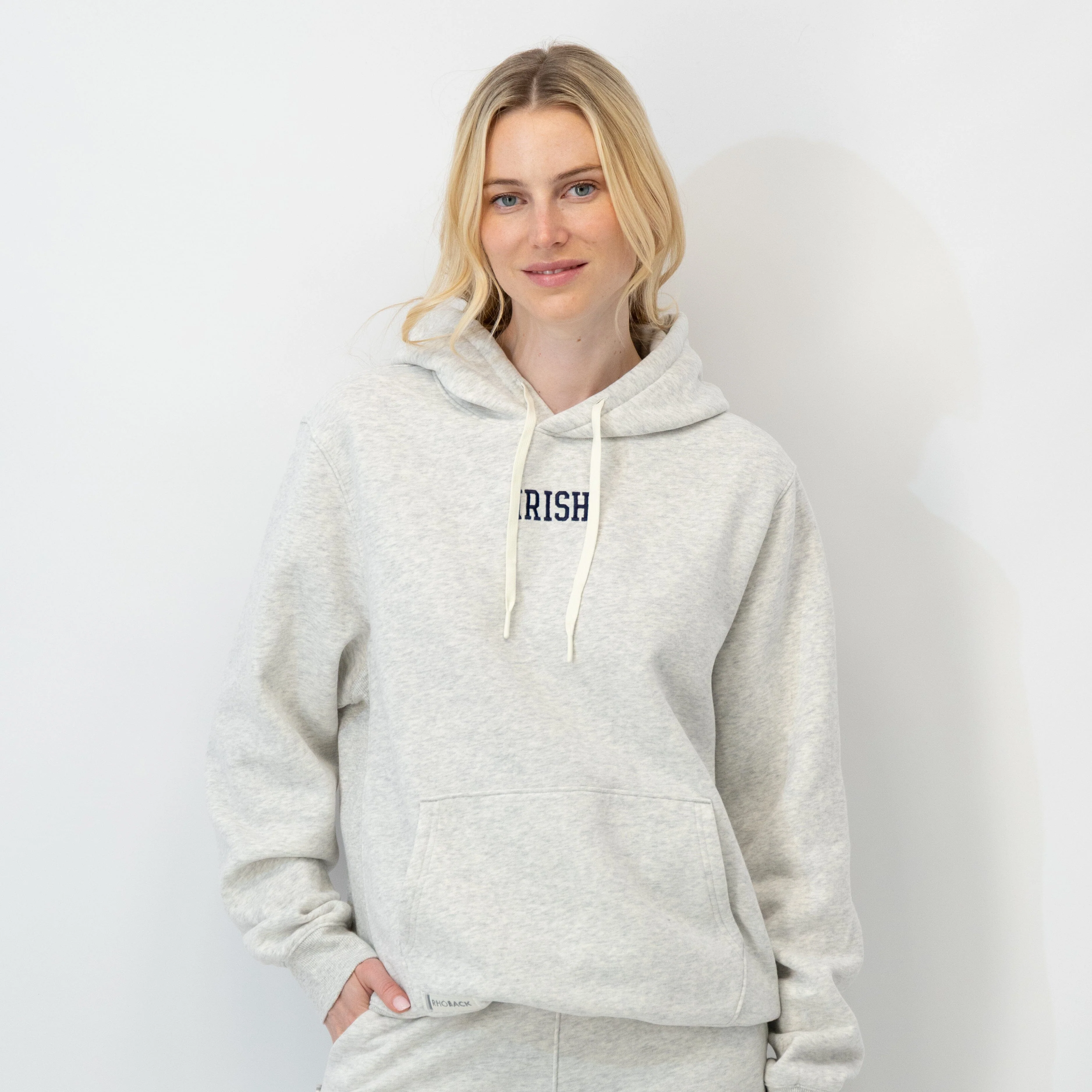 Ready Collegiate Hoodie - Notre Dame | Heather - Ivory - Notre Dame - 1 (Women) - Image 4