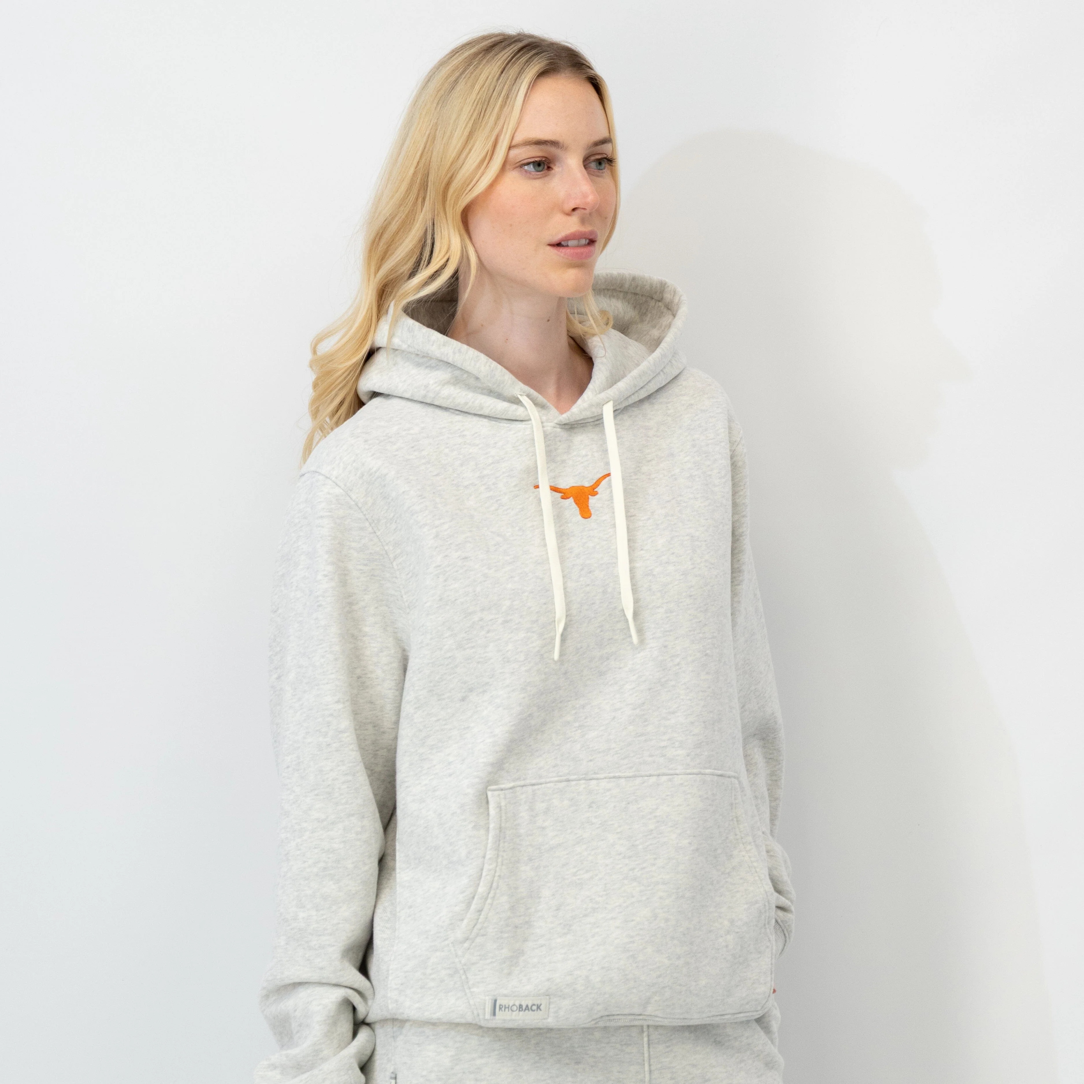 Ready Collegiate Hoodie - Texas | Heather - Ivory - Texas - 1 (Women) - Image 3