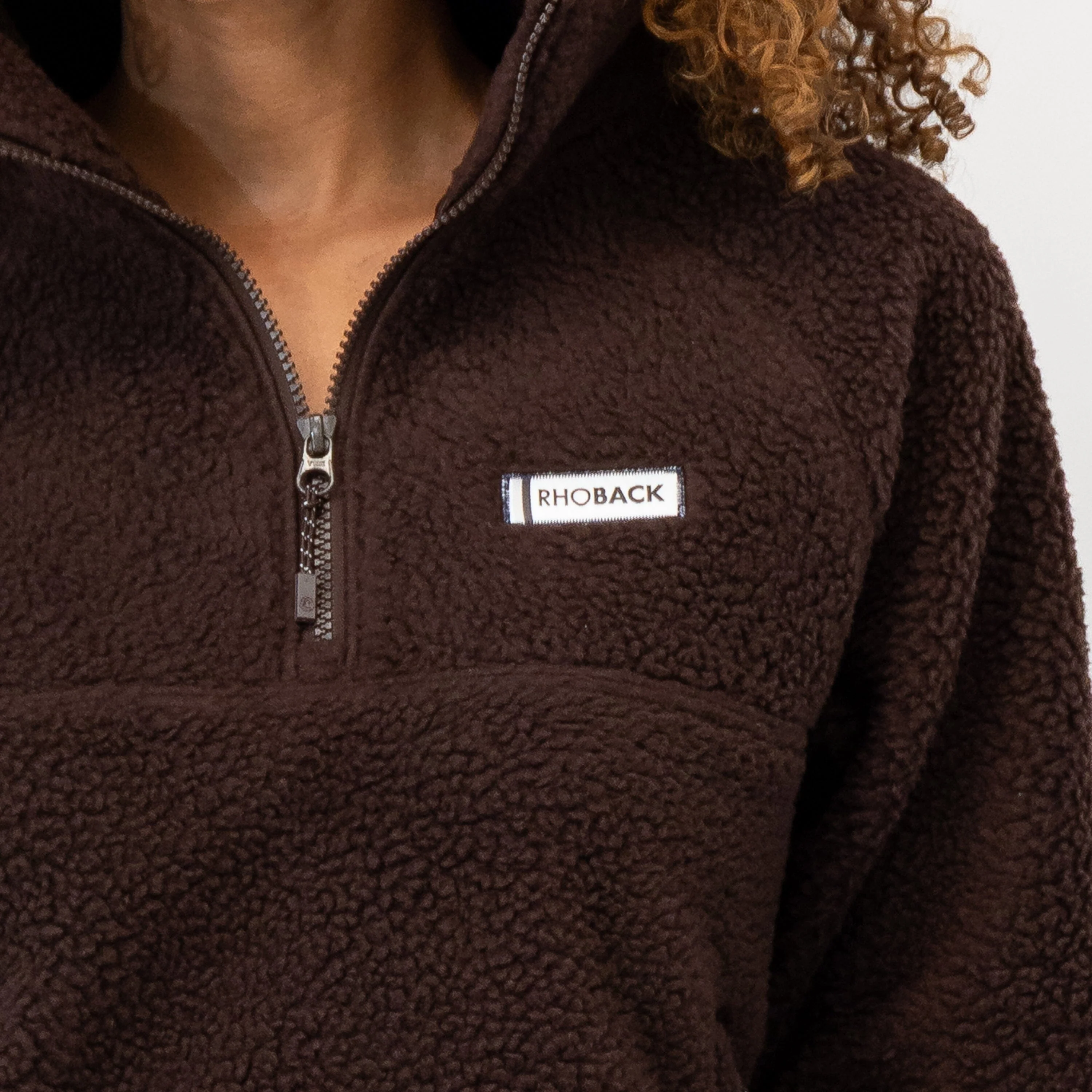 Rivanna Fleece Pullover | Solid - Cocoa - Image 4