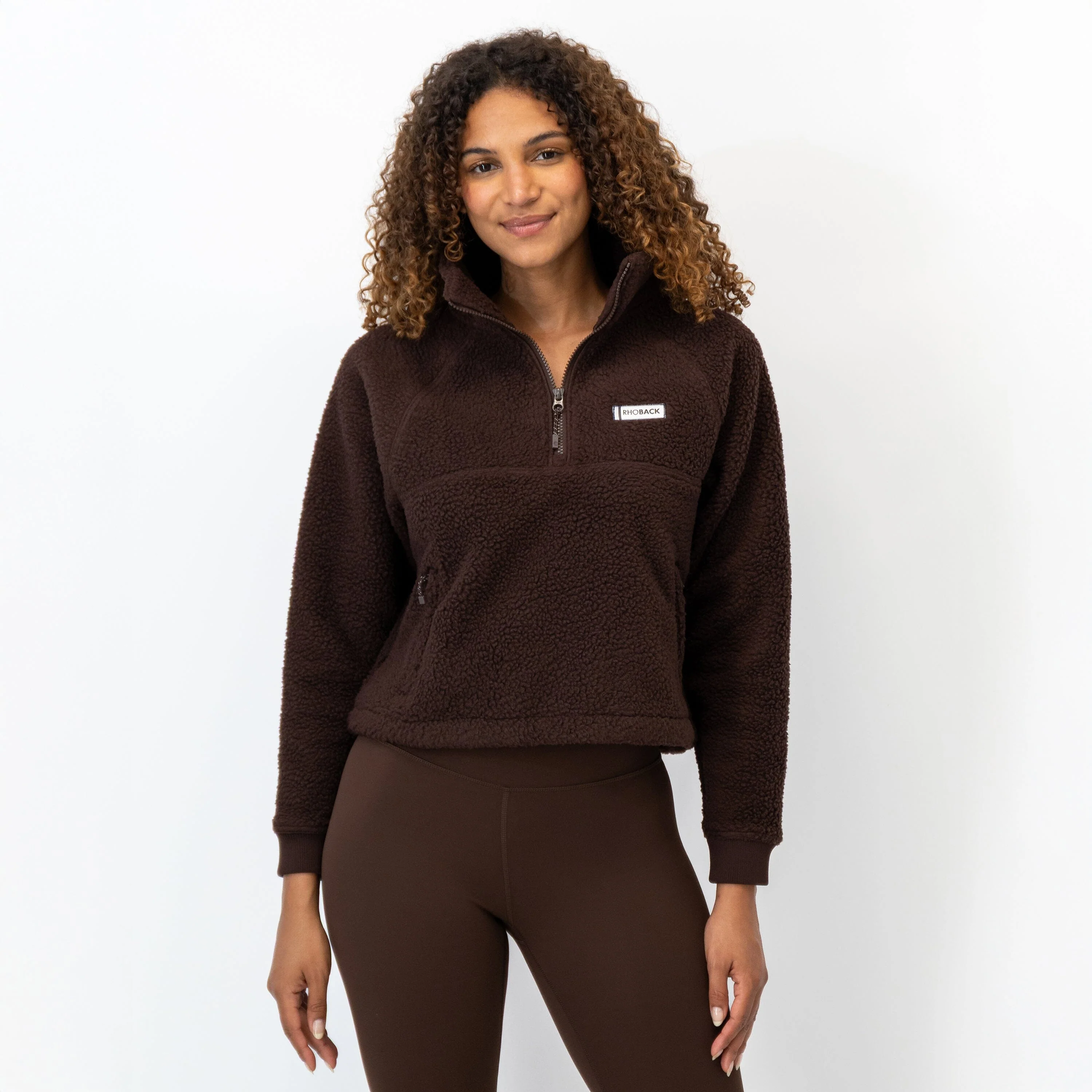 Rivanna Fleece Pullover | Solid - Cocoa - Image 5