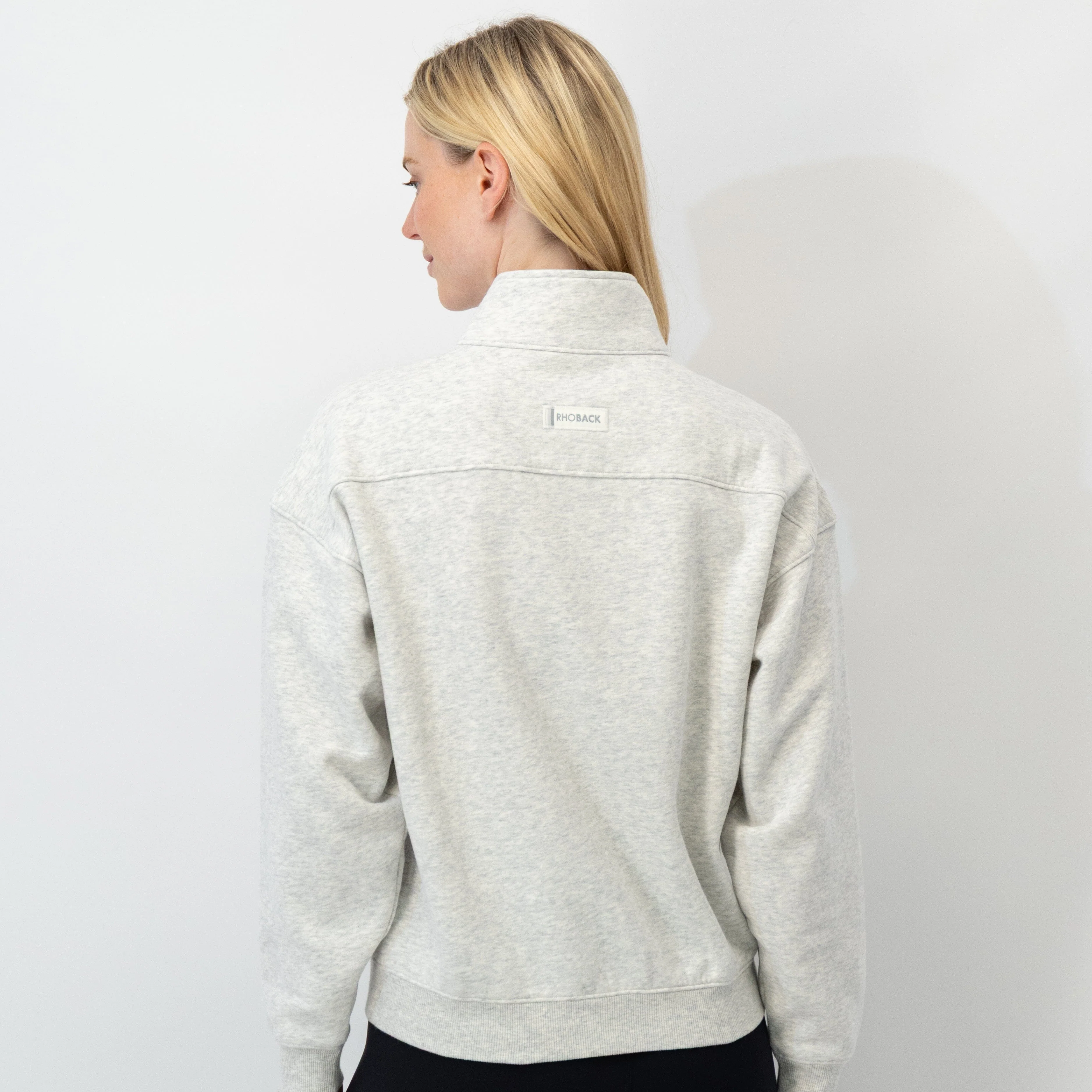 Serenity Collegiate Half-Zip - Georgia | Heather - Ivory - Georgia - 1 - Image 2
