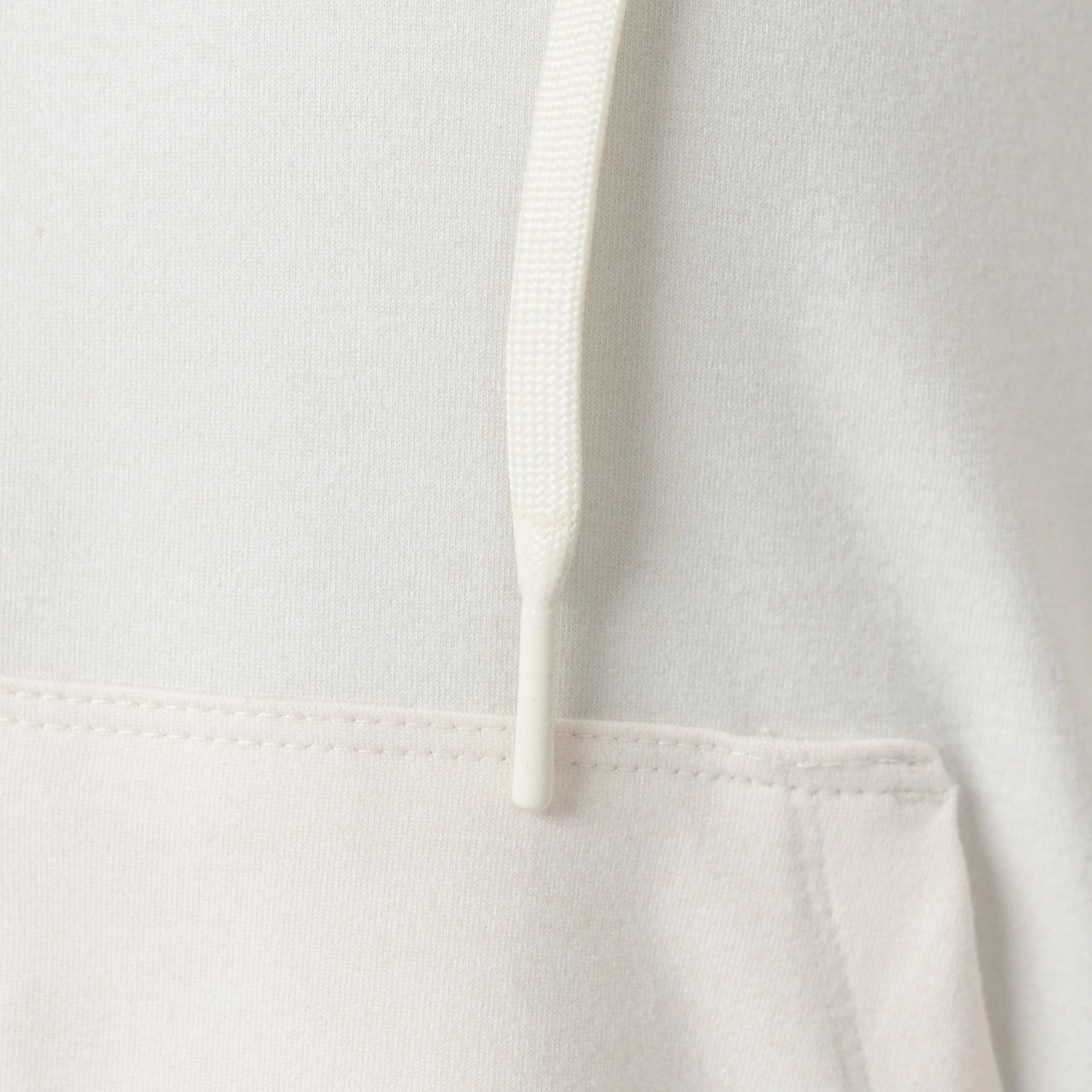 Tempo Full-Zip Hoodie | Heather - Ivory/Parchment White - Image 7