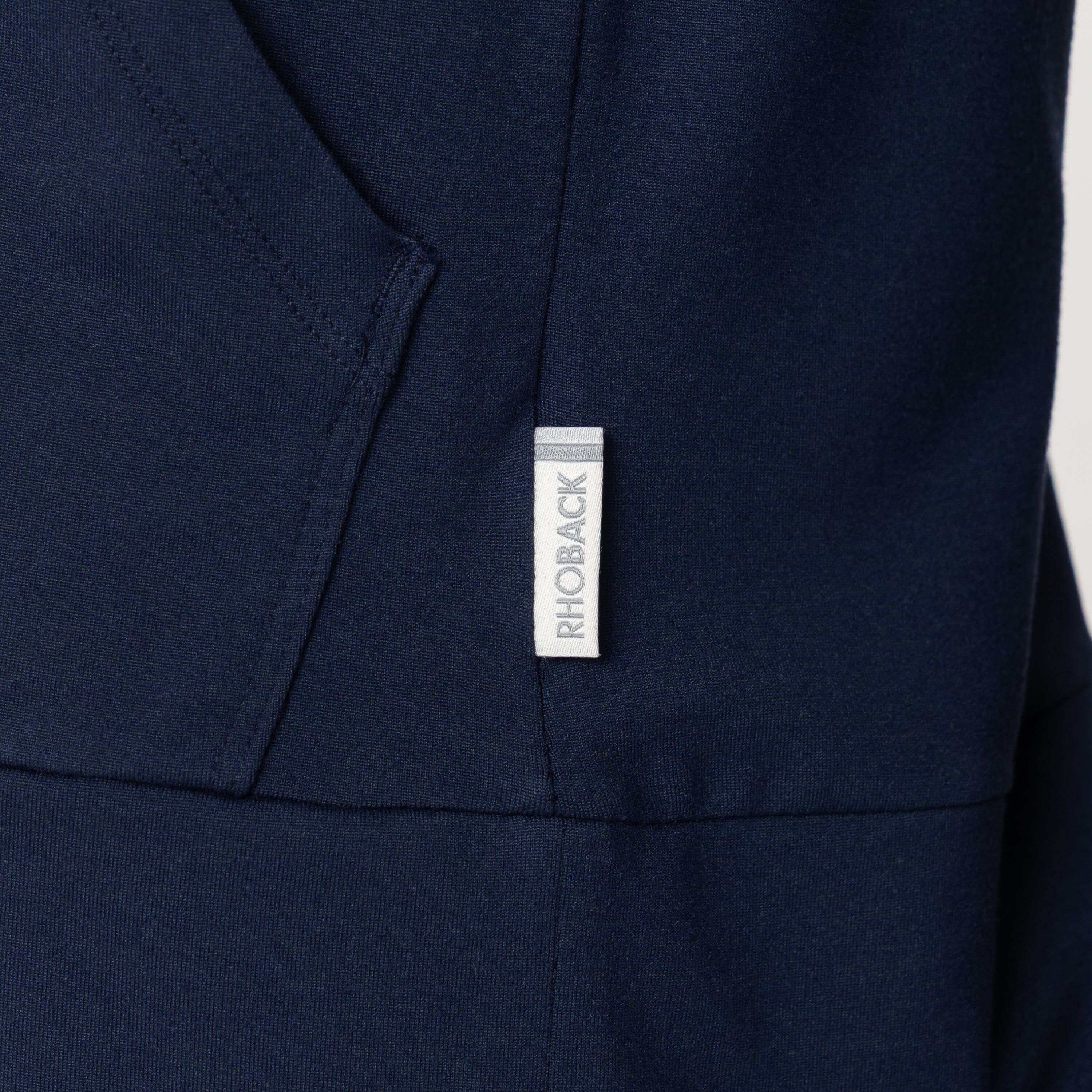 Tempo Full-Zip Hoodie | Solid - Fleet Navy - Image 5