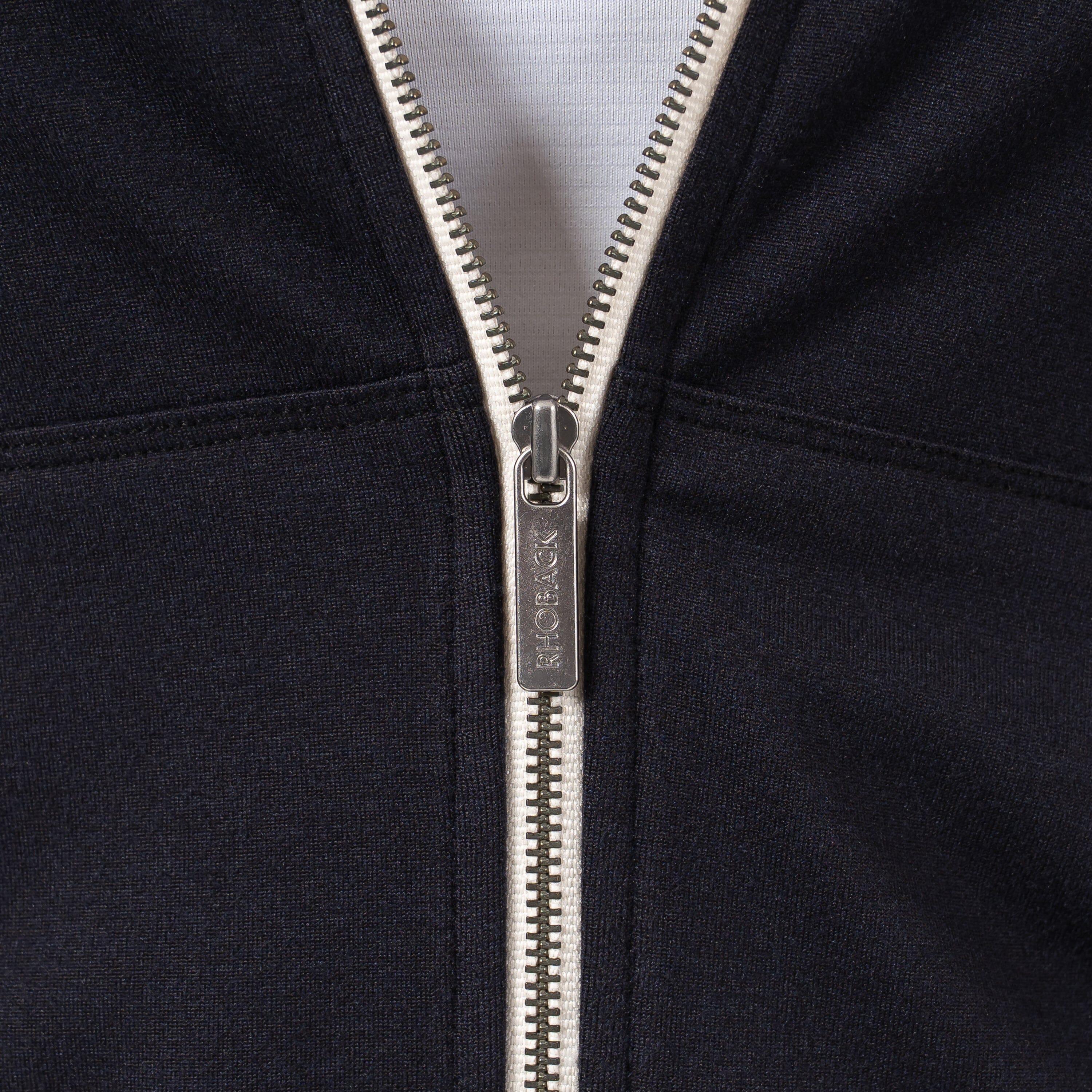 Tempo Full-Zip Hoodie | Solid - Midnight Black - Image 4