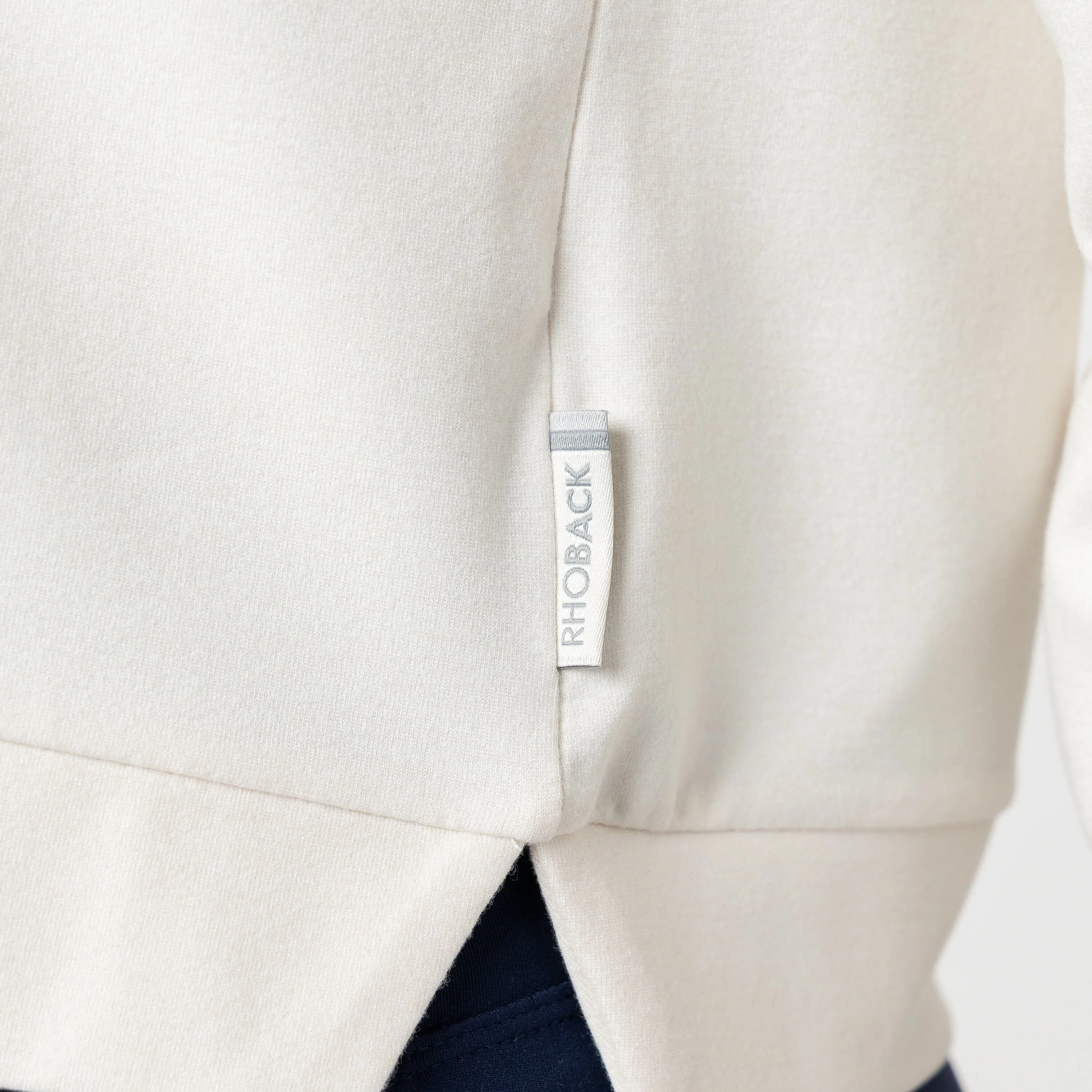 Tempo Performance Hoodie | Heather - Ivory/Parchment White - Image 4