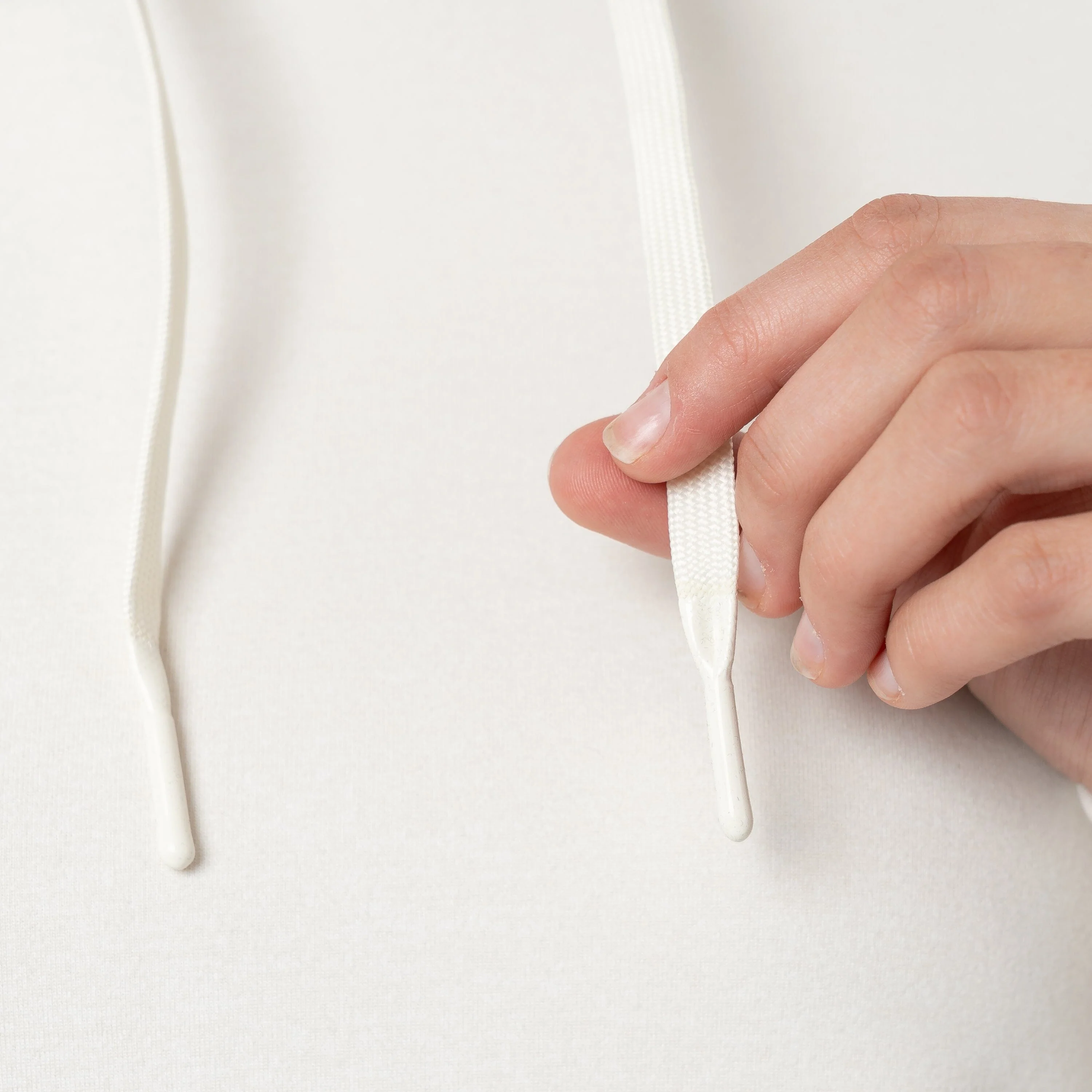 Tempo Performance Hoodie | Heather - Ivory/Parchment White - Image 5