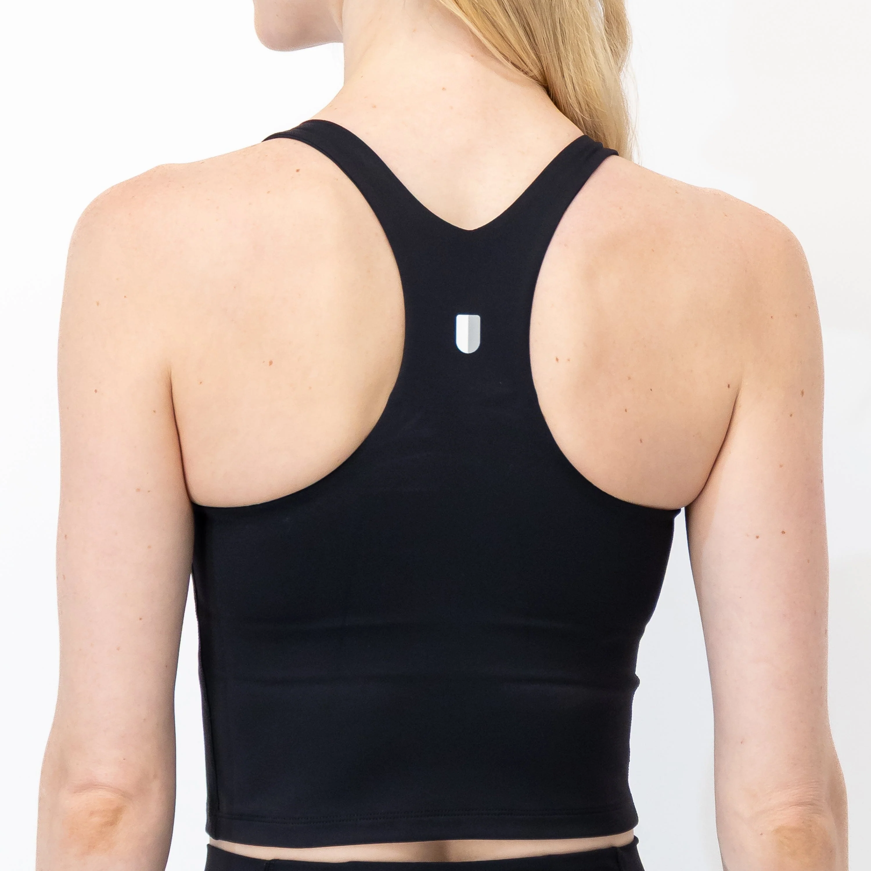 Vista Crop Tank | Solid - Midnight Black - Image 4