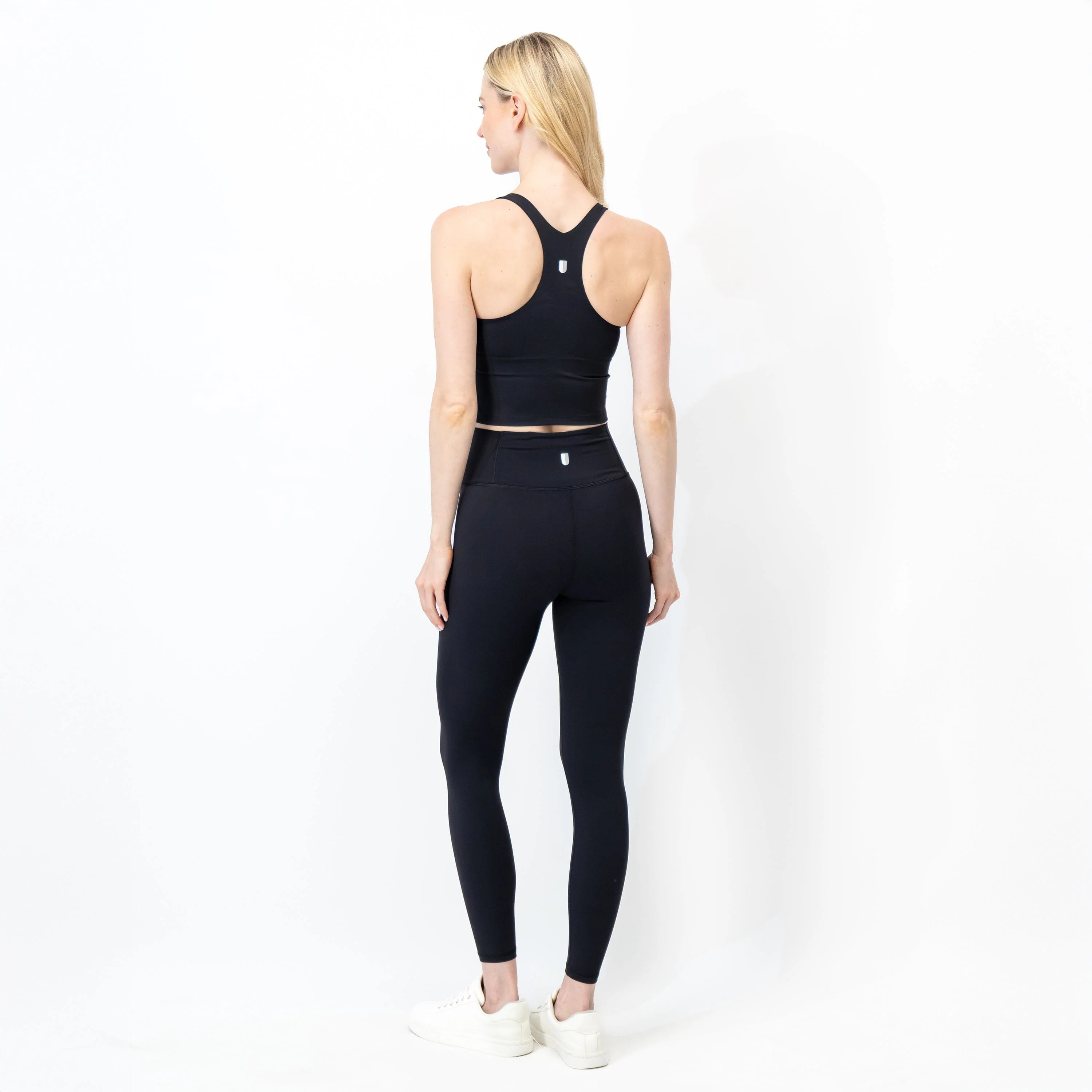 Vista Crop Tank | Solid - Midnight Black - Image 6