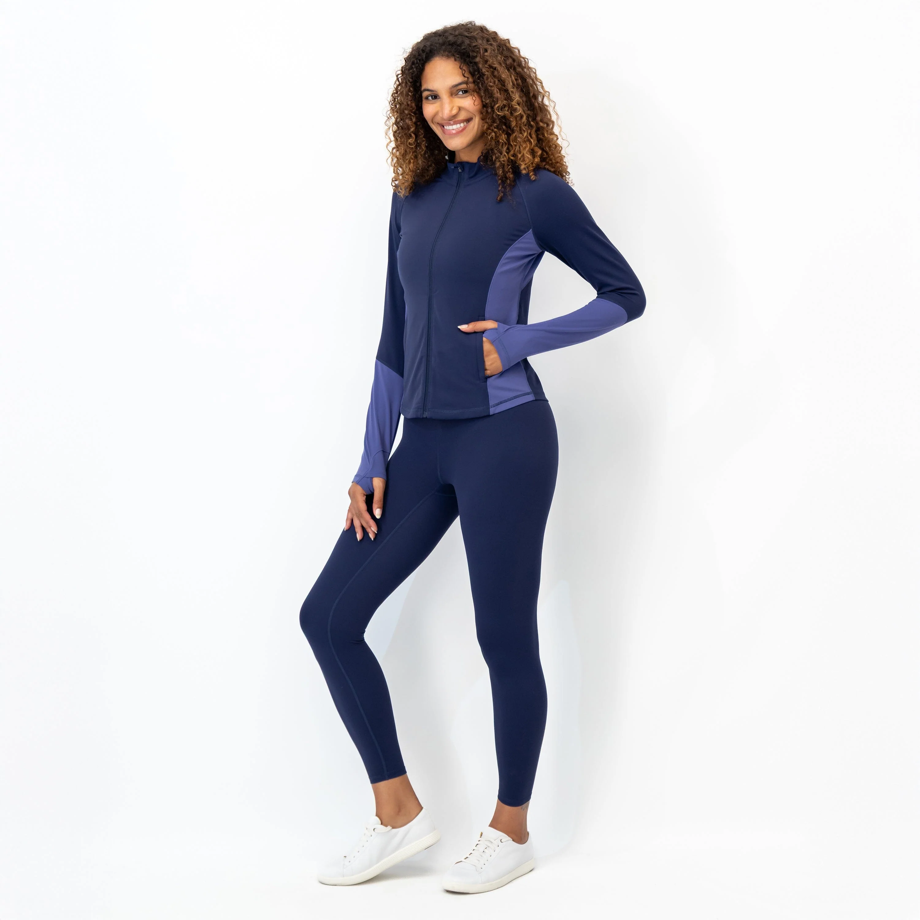Vista Lightweight Jacket | Colorblock - Fleet Navy/Flag Blue - Image 5
