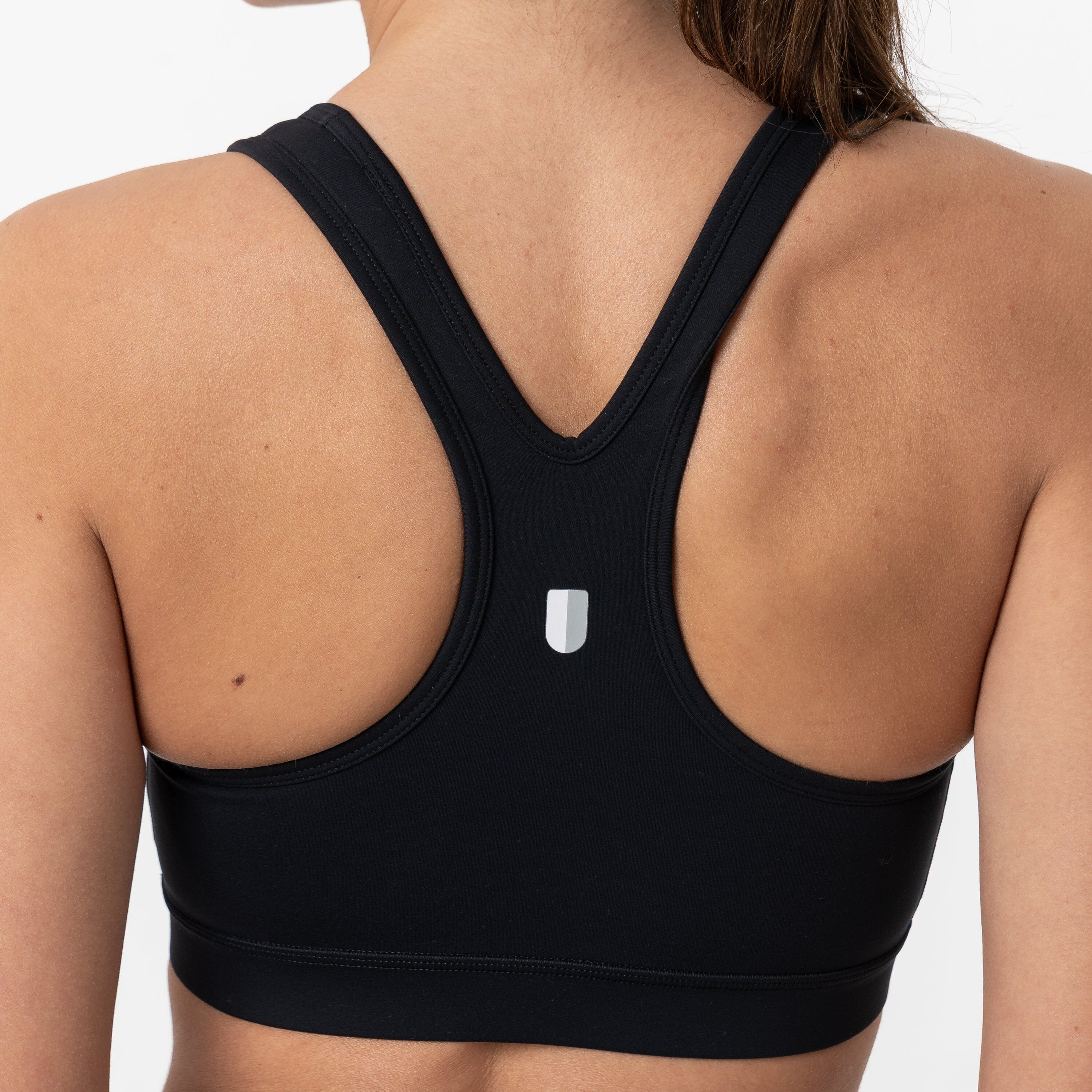 Vista Sports Bra | Solid - Midnight Black - Image 5